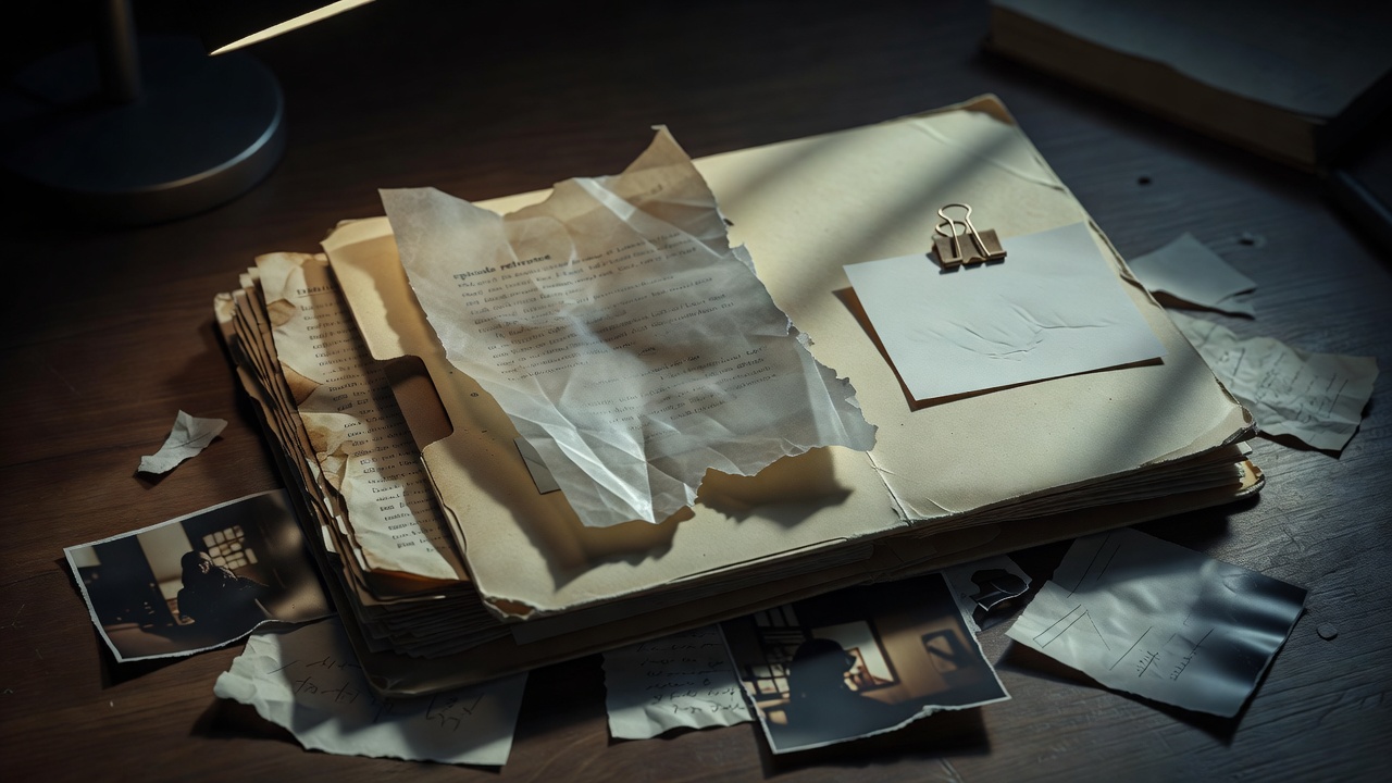 Conceptual query folder joining an episode reference, a spoiler boundary and a reader question
